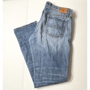 Vintage Lucky Brand Jeans‎ Women's 8/29 Blue Zoe Skinny Fit Y2K Western Rodeo